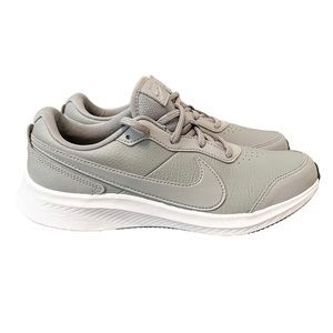 Nike Youth Varsity Running Shoes, Gray, size 6Y, Youth, Lace Up, Leather